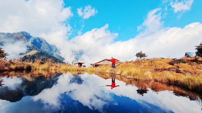 Một đoạn đường trong tour 