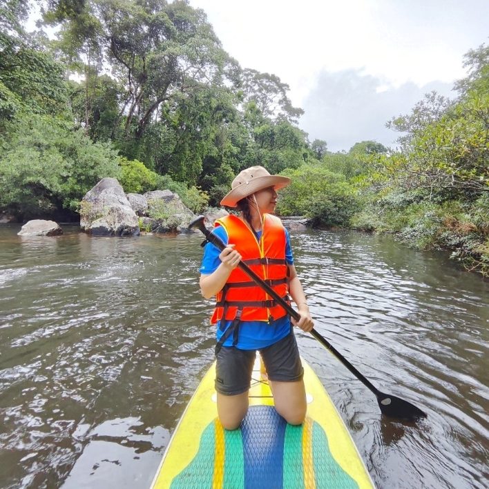 Chèo sub trong tour thác K50