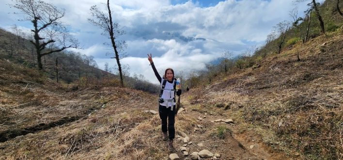 Ảnh chụp trekking theo nguyên tắc đối xứng