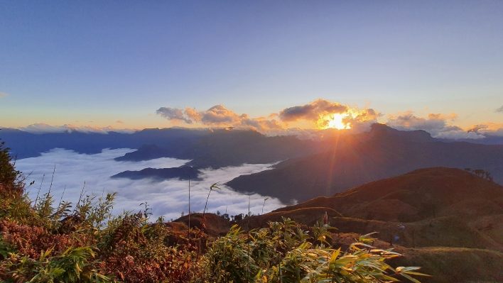 Cảnh đẹp khi trekking. Ảnh: Nguyễn Hà Trang