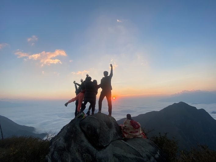 Bình minh trên núi Muối tại Ky Quan San
