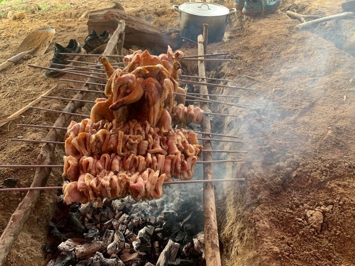 Thịt heo nướng xiên ngon miệng