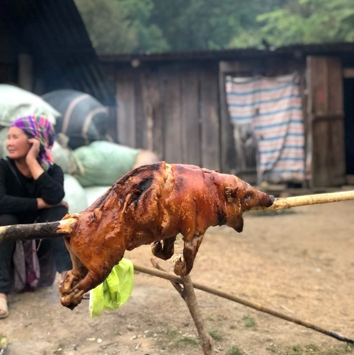 Tour trekking Ky Quan San thưởng thức đặc sản miền cao