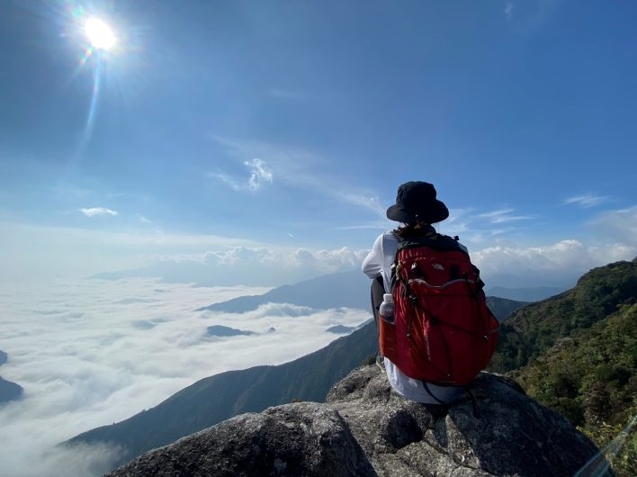 Thời điểm trekking Bạch Mộc Lương Tử